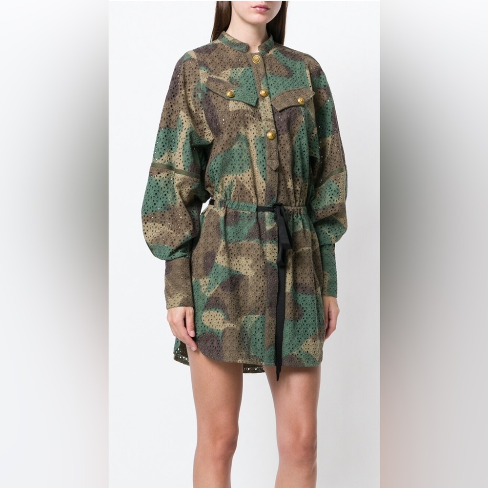 Zadig & Voltaire dress/ jacket/shirt camo print.